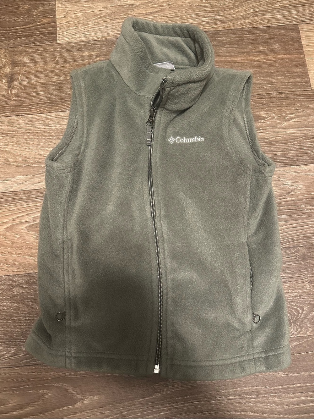 Columbia Fleece Vest GREEN Boys/Youth XS/4/5